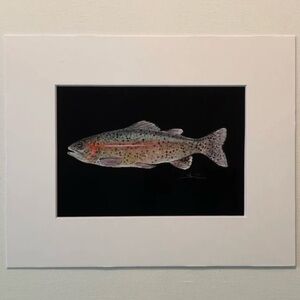 Original Watercolor/Gouache Fish Painting by me (Shannon Perrie/Perrie…